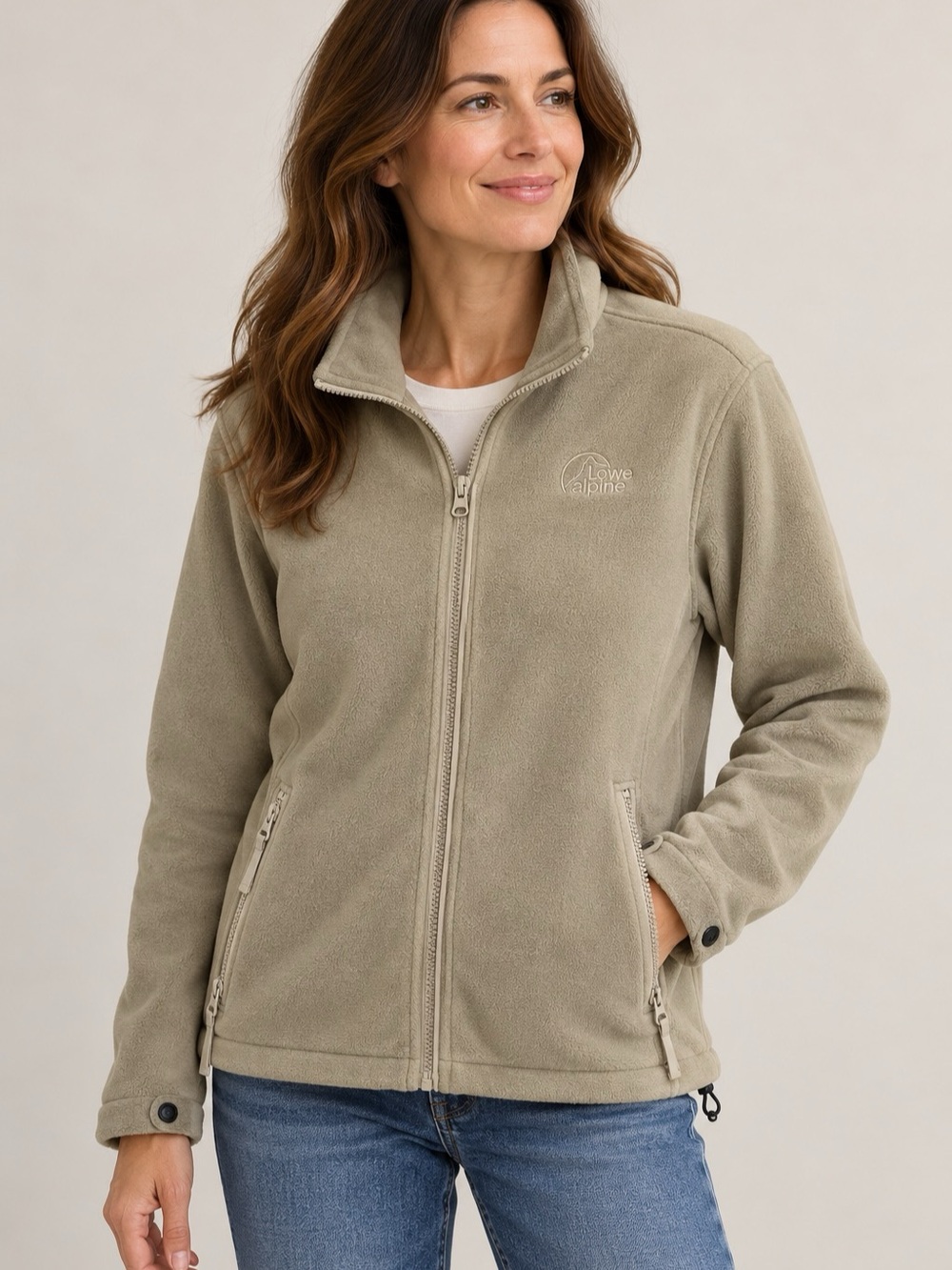 Lowe Alpine Women's Fleece Full-Zip Jacket Size Medium